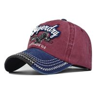 Hombres Básico Águila Bordado Aleros Curvos Gorra De Beisbol main image 3