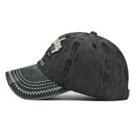 Men's Basic Eagle Embroidery Curved Eaves Baseball Cap main image 4