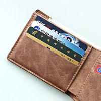 Unisex Solid Color Pu Leather Zipper Wallets main image 3