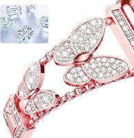 Casual Vacation Solid Color Butterfly Watch Strap sku image 10