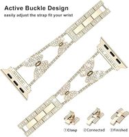 Casual Vacation Solid Color Butterfly Watch Strap sku image 8