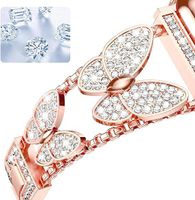 Casual Vacation Solid Color Butterfly Watch Strap sku image 13