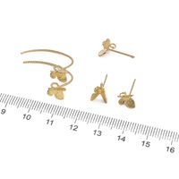 2 Pieces Copper Butterfly Hook Earring Findings Sweet Simple Style main image 2