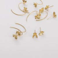 2 Pieces Copper Butterfly Hook Earring Findings Sweet Simple Style main image 5