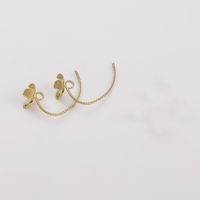 2 Pieces Copper Butterfly Hook Earring Findings Sweet Simple Style sku image 2