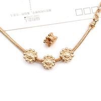 1 Piece Simple Style Tortoise Flower Grape Alloy Plating Beads Jewelry Accessories sku image 16