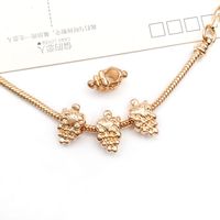 1 Piece Simple Style Tortoise Flower Grape Alloy Plating Beads Jewelry Accessories sku image 18