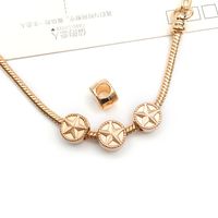 1 Piece Simple Style Tortoise Flower Grape Alloy Plating Beads Jewelry Accessories sku image 3
