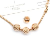 1 Piece Simple Style Tortoise Flower Grape Alloy Plating Beads Jewelry Accessories sku image 19