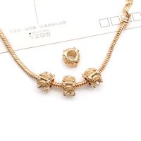 1 Piece Simple Style Tortoise Flower Grape Alloy Plating Beads Jewelry Accessories sku image 11