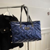 Women's Cotton Solid Color Classic Style Square Zipper Shoulder Bag main image 4
