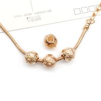 1 Piece Simple Style Tortoise Flower Grape Alloy Plating Beads Jewelry Accessories sku image 20