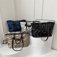 Women's Cotton Solid Color Classic Style Square Zipper Shoulder Bag main image 1