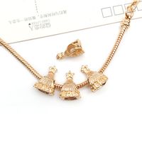 1 Piece Simple Style Tortoise Flower Grape Alloy Plating Beads Jewelry Accessories sku image 14