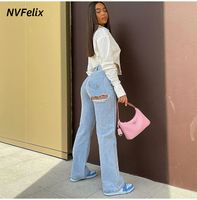 Women's Daily Streetwear Solid Color Full Length Jeans main image 4