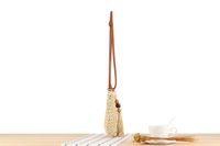 Women's Small Straw Solid Color Vintage Style Classic Style Zipper Straw Bag main image 5