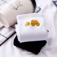 Unisex Casual Bear Cotton Crew Socks A Pair main image 4