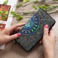 Ethnic Style Embroidered Single Pull Wallet main image 2