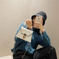 Women's Small Pu Leather Solid Color Elegant Flip Cover Handbag main image 3