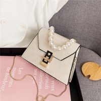 Women's Small Pu Leather Solid Color Elegant Flip Cover Handbag sku image 2