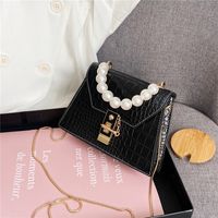 Women's Small Pu Leather Solid Color Elegant Flip Cover Handbag sku image 1