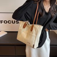 Women's Nylon Solid Color Preppy Style Sewing Thread Zipper Shoulder Bag sku image 4