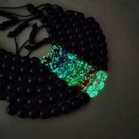 Fashion Beaded Adjustable Luminous Beads Men And Women Bracelet Jewelry Wholesale main image 3