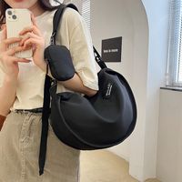 Women's Medium Nylon Solid Color Basic Zipper Bag Sets main image 6