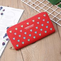 Korean Letter Hollow Heart Wallet main image 2