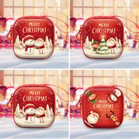 Cute Cartoon Square Zipper Coin Purse sku image 7