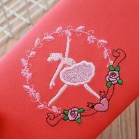 Fashion Long Multifunctional Embroidered Portable Wallet Wholesale main image 4