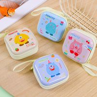 Cute Cartoon Square Zipper Coin Purse sku image 25