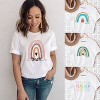 Women's T-shirt Short Sleeve T-shirts Printing Casual Printing main image 2