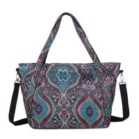 Women's Large Nylon Geometric Cute Square Zipper Bag Sets sku image 7