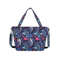Women's Large Nylon Geometric Cute Square Zipper Bag Sets sku image 2