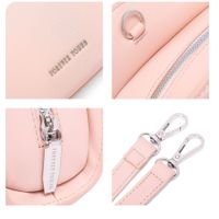 Women's Medium Pu Leather Solid Color Basic Zipper Underarm Bag main image 2