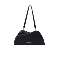 Femmes Moyen Faux Cuir Couleur Unie De Base Fermeture Éclair Sac Sous Les Bras sku image 5