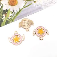 1 Piece Simple Style Moon Unicorn Crown Metal Enamel Inlay Pendant Jewelry Accessories sku image 15