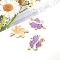 1 Piece Simple Style Moon Unicorn Crown Metal Enamel Inlay Pendant Jewelry Accessories sku image 14