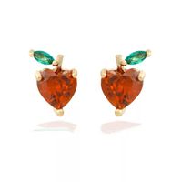 Whoesale Tropical Fruit Earrings Women's Diamond Earrings Nihaojewelry sku image 8
