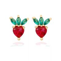 Whoesale Tropical Fruit Earrings Women's Diamond Earrings Nihaojewelry sku image 2