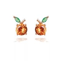 Whoesale Tropical Fruit Earrings Women's Diamond Earrings Nihaojewelry sku image 5