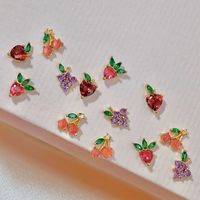 Whoesale Tropical Fruit Earrings Women's Diamond Earrings Nihaojewelry main image 5