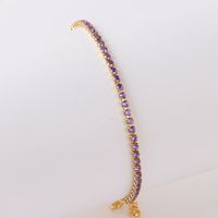 Vintage Style Solid Color Copper Zircon Bracelets In Bulk sku image 31