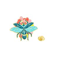 Cartoon Style Cute Insect Bee Alloy Enamel Women's Brooches sku image 2