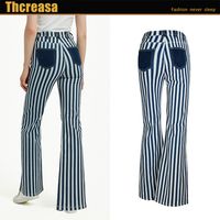 Women's Stripe Washed BOTTOMS main image 3