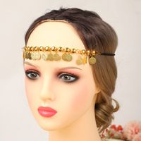 Women's Simple Style Shiny Round Metal Tassel Hair Chain main image 4
