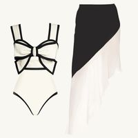 Women's Round Dots Bow Knot One-pieces Swimwear main image 4
