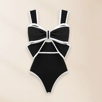 Women's Round Dots Bow Knot One-pieces Swimwear main image 3