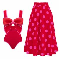Women's Round Dots Bow Knot One-pieces Swimwear main image 2